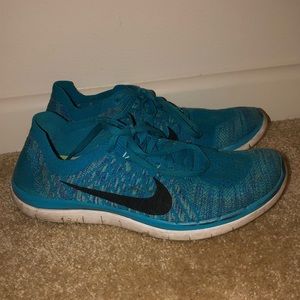 Blue Nike Running Shoes
